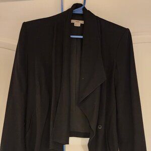 **SOLD** Helmut Lang Flash Drape Blazer in Black